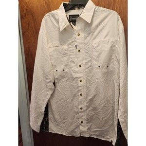 Gamehide Dockside Performance JETTY Sport PFT Fishing Shirt White Realtree Xtra